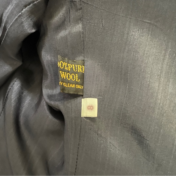 Vintage Giorgio Sant Angelo Plaid Velvet Collar Blazer - Size 8 - Picture 11 of 13